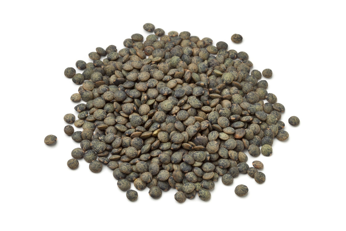 Cooked Hunza Lentils in a rustic stew highlight rich flavor and protein potential