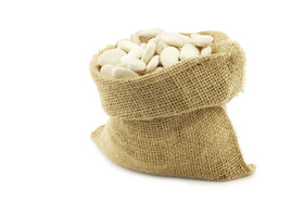 Bulk 5 lb Hunza Organic Baby Lima Beans packaging