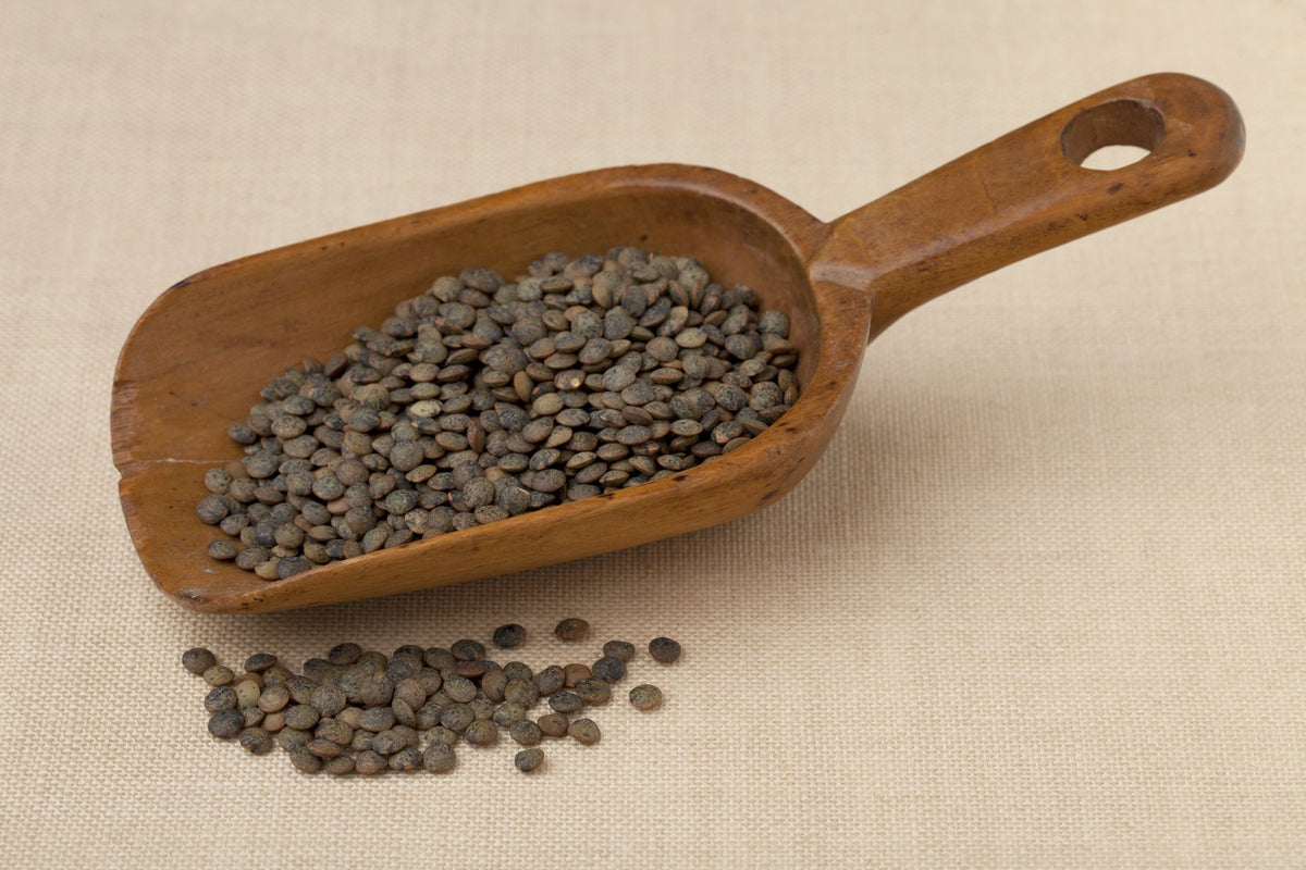 Hunza Lentils with gluten-free and non-GMO icons for diet-friendly options