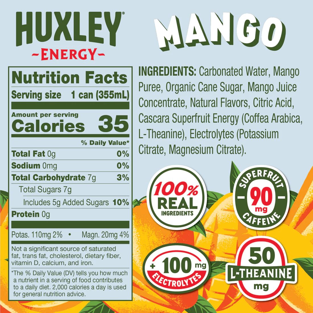 Huxley variety pack 12 cans ideal for daily energy planning