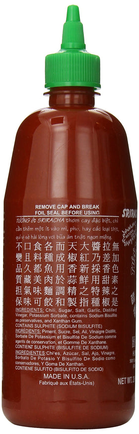Huy Fong Sriracha six-pack ready for versatile kitchen use