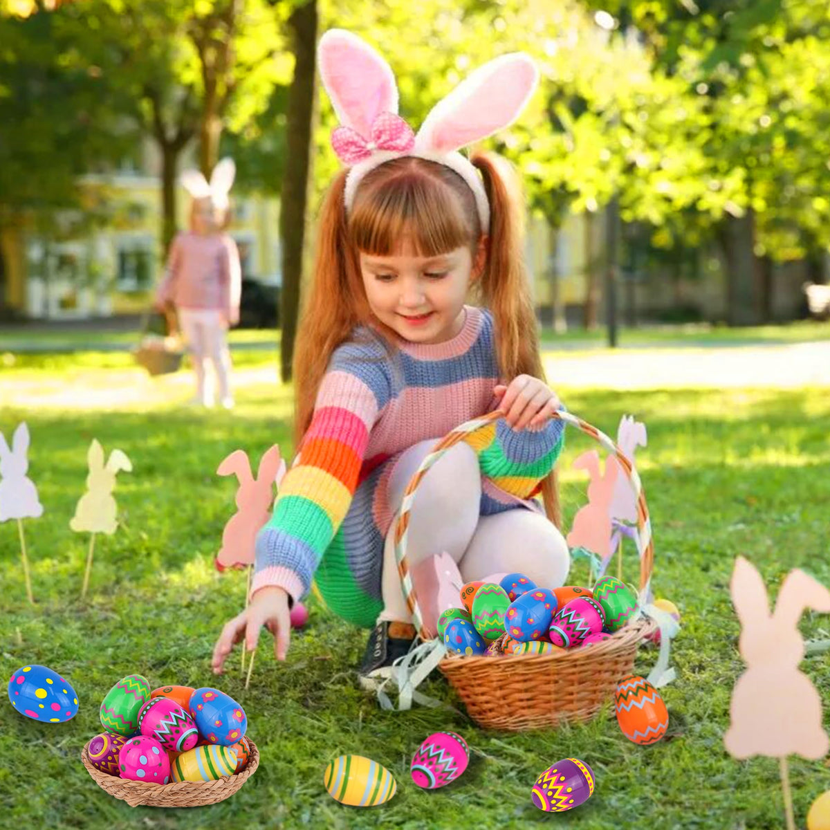 Huyamap Easter eggs ready for classrooms and events with vibrant designs