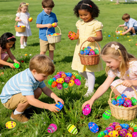 Huyamap Easter eggs as party favors offer quick decoration and rewards