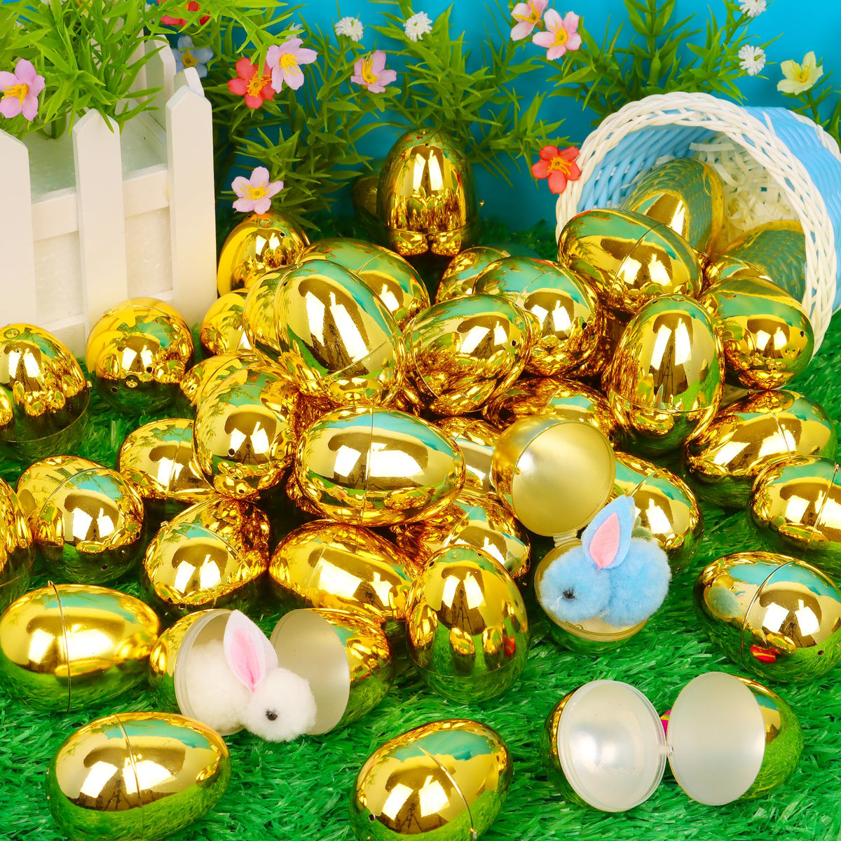 Huyamap Easter party favor egg enhances decorations and games