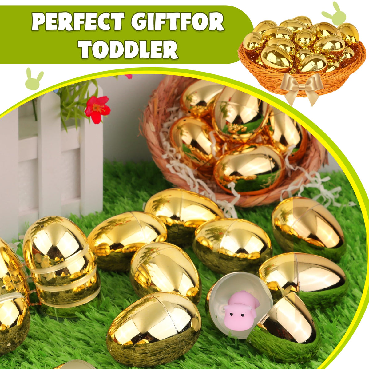 Huyamap kid-friendly Easter eggs are easy to refill