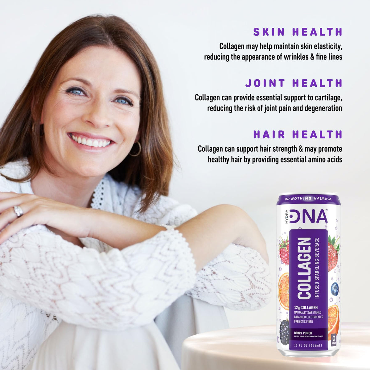 HYDRADNA Berry Punch can demonstrates gluten-free, keto-friendly option for everyday beverages.