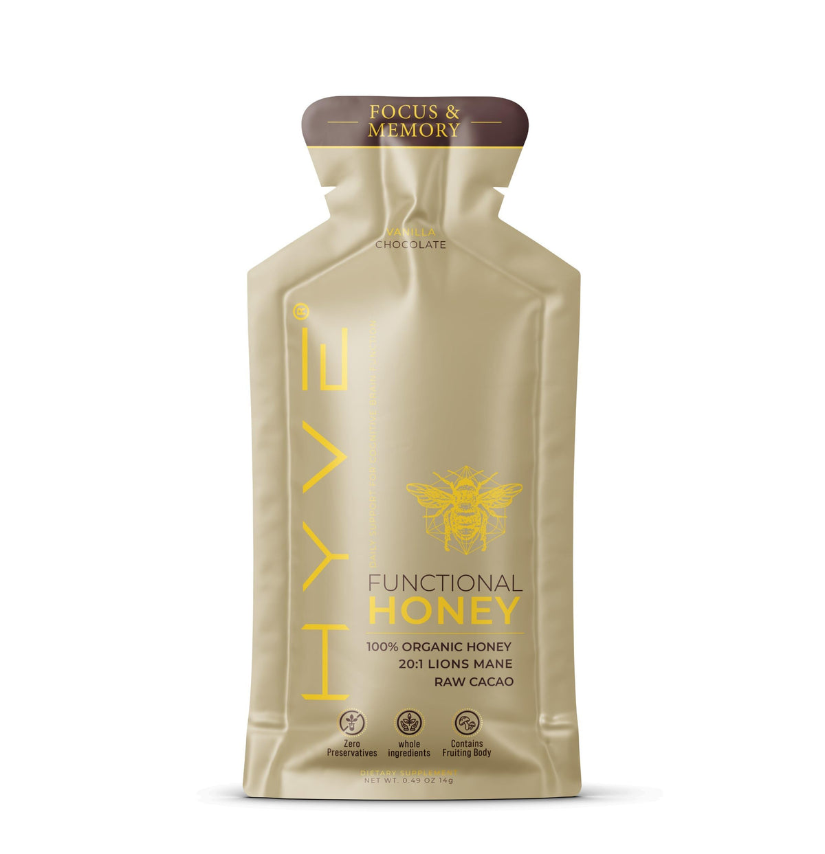 HYVE Mind Functional Honey produced in the USA with ethical sourcing
