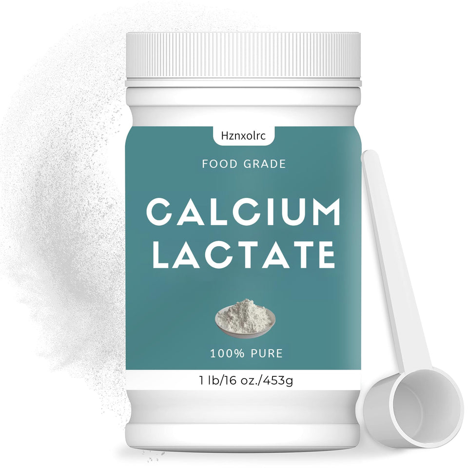 Hznxolrc calcium lactate powder jar supports bone health and versatile cooking