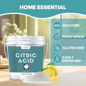Hznxolrc citric acid scoop showing precise measuring for baking