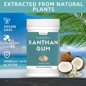 Hznxolrc xanthan gum powder measuring scoop enables precise portions.
