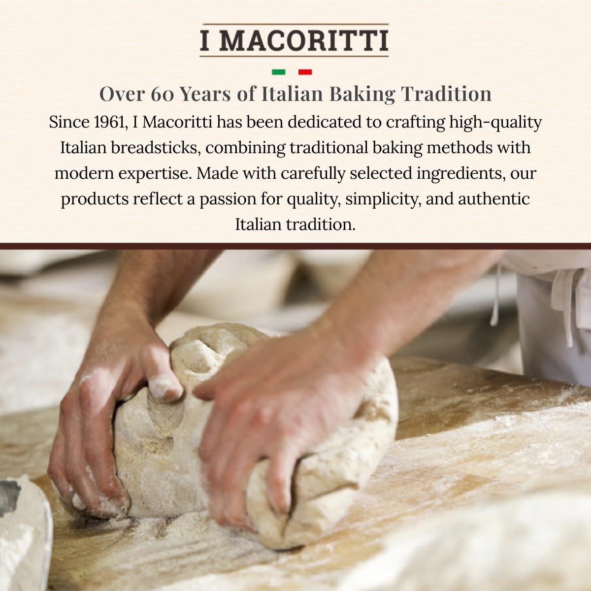 I Macoritti Maxi Breadsticks authentic Italian recipe delivering real flavor.