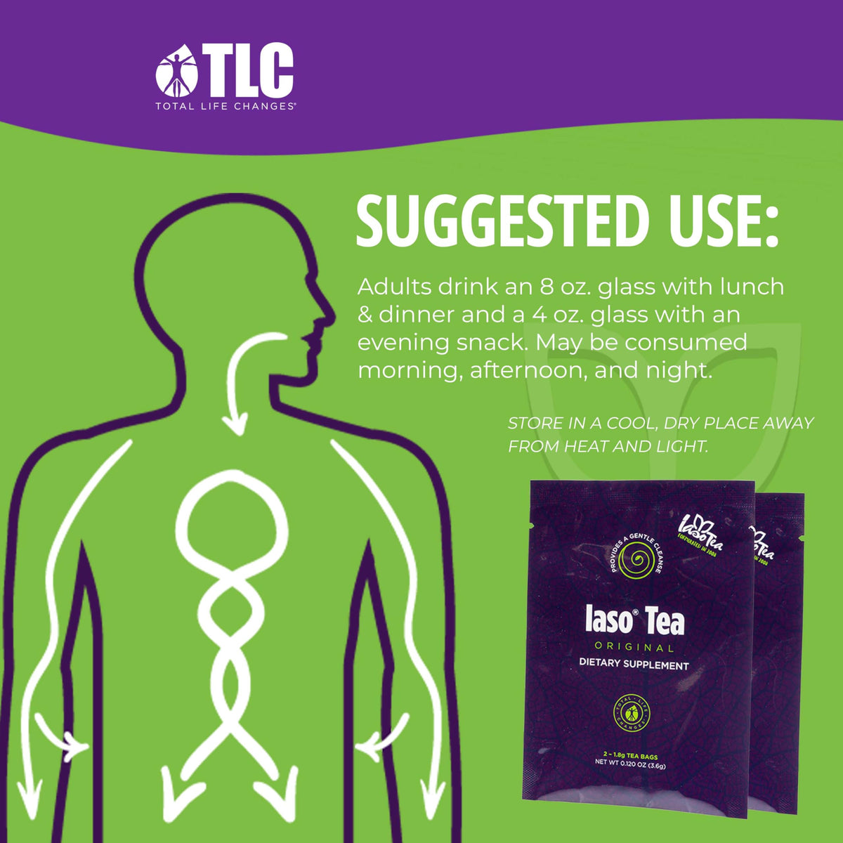 IASO Iaso Brewed Tea Original bottle label highlights origin and product