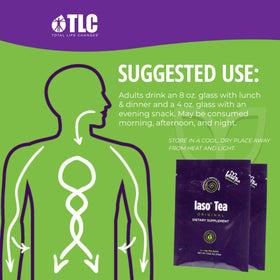IASO Iaso Brewed Tea Original bottle label highlights origin and product