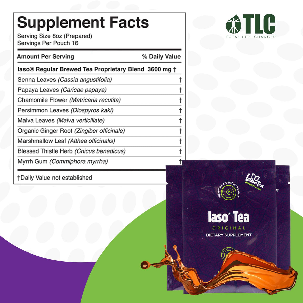 IASO Iaso Brewed Tea Original tea bags ready to brew for a simple ritual