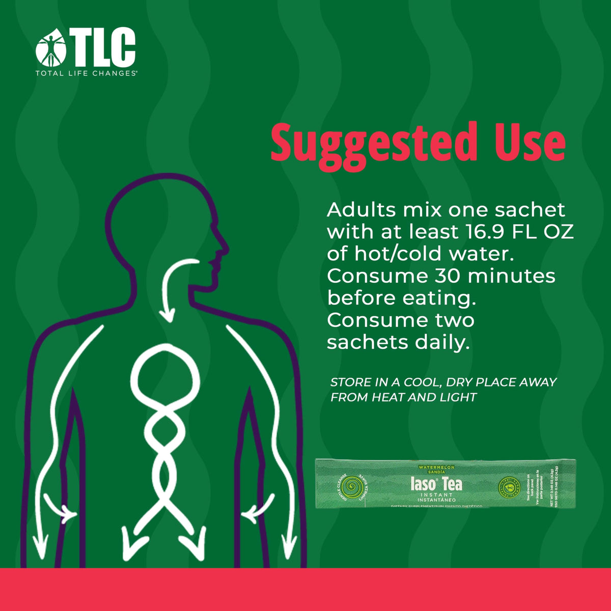 IASO Watermelon Tea on-the-go packaging supports healthy routines