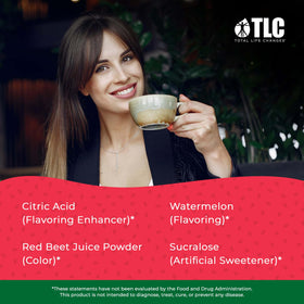 IASO Watermelon Tea package closeup shows compact travel-friendly packaging