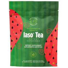 IASO Watermelon Tea sachet pack shows convenient daily cleansing option
