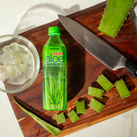 Iberia Aloe Mango bottle, tropical flavor for active days