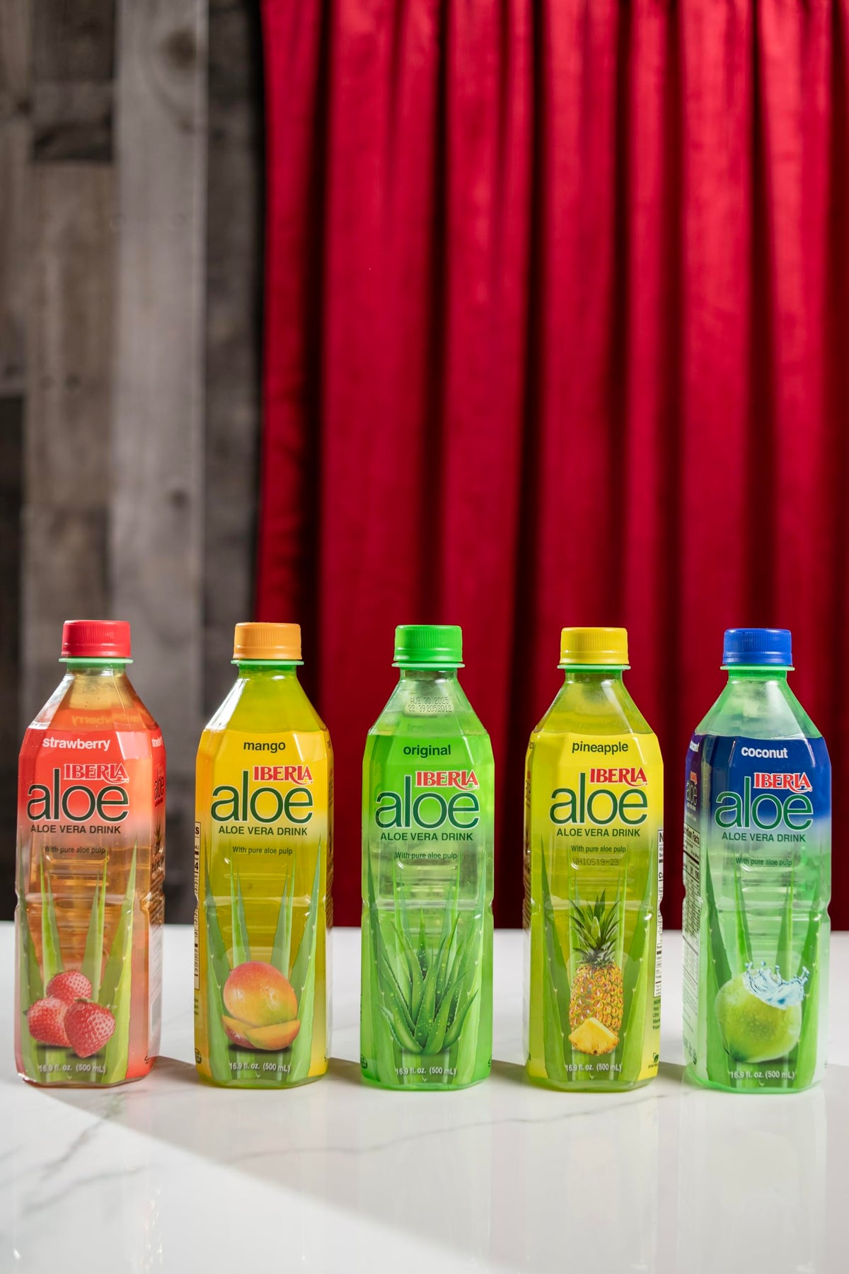 Iberia Aloe Pineapple bottle, refreshing hydration after workouts