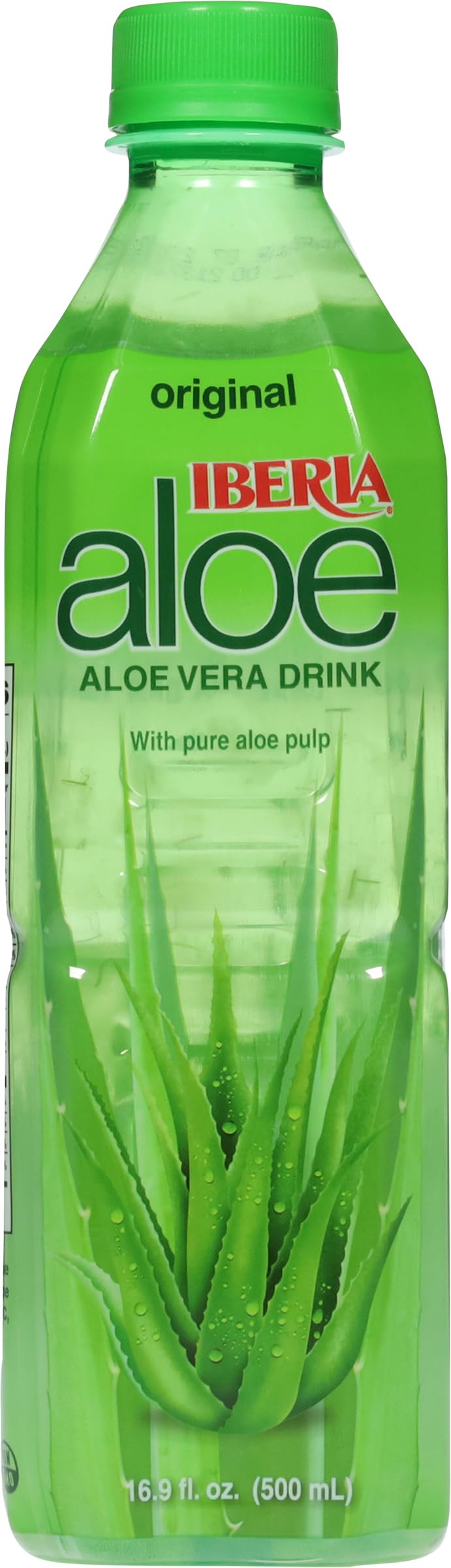 Iberia Aloe Vera Juice with Pure Pulp being poured into a glass, a versatile mixer option.