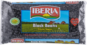 Iberia black beans 12oz bulk pack front view for convenient bulk cooking