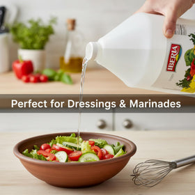 Iberia vinegar bottle on a countertop showing eco-friendly cleaning potential