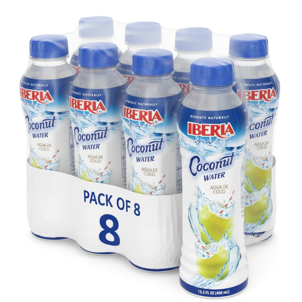 Iberia coconut water bottle for natural electrolytes and daily hydration