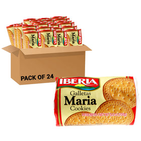 Iberia Maria Cookies 24-pack front view, ideal for snacking.