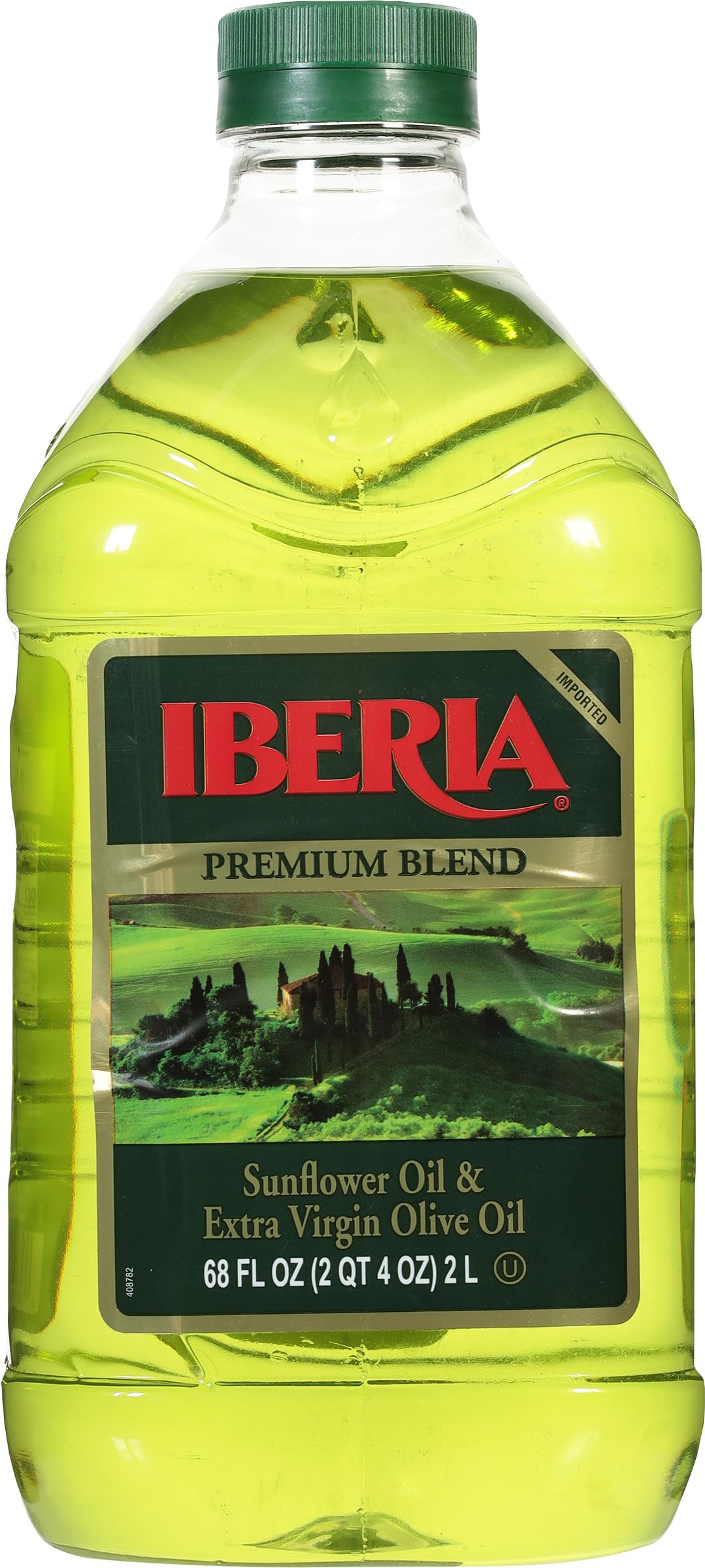 Iberia Premium Blend bottle of olive and sunflower oils for versatile cooking.