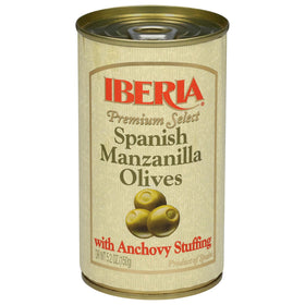 Iberia Manzanilla stuffed olives on a tapas platter, great with beers.