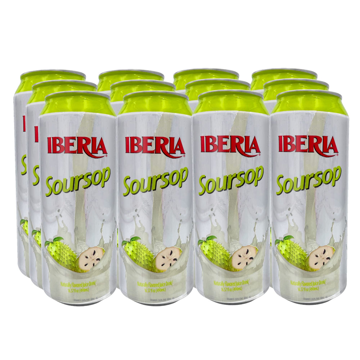 Iberia Soursop juice drink pack-12 bottle, versatile tropical refreshment for on-the-go occasions