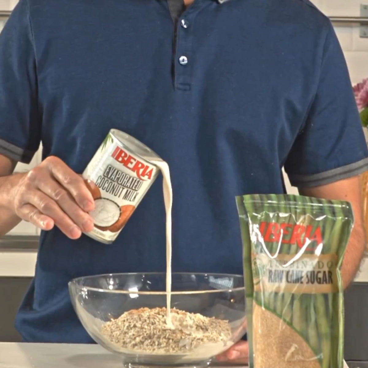 Iberia Vegan Evaporated Milk in recipes without lactose or soy.