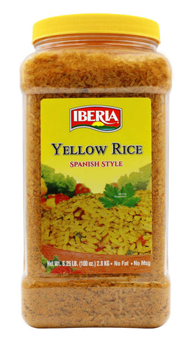Iberia Yellow Rice bulk 6.25 lb container ready for easy weeknight meals