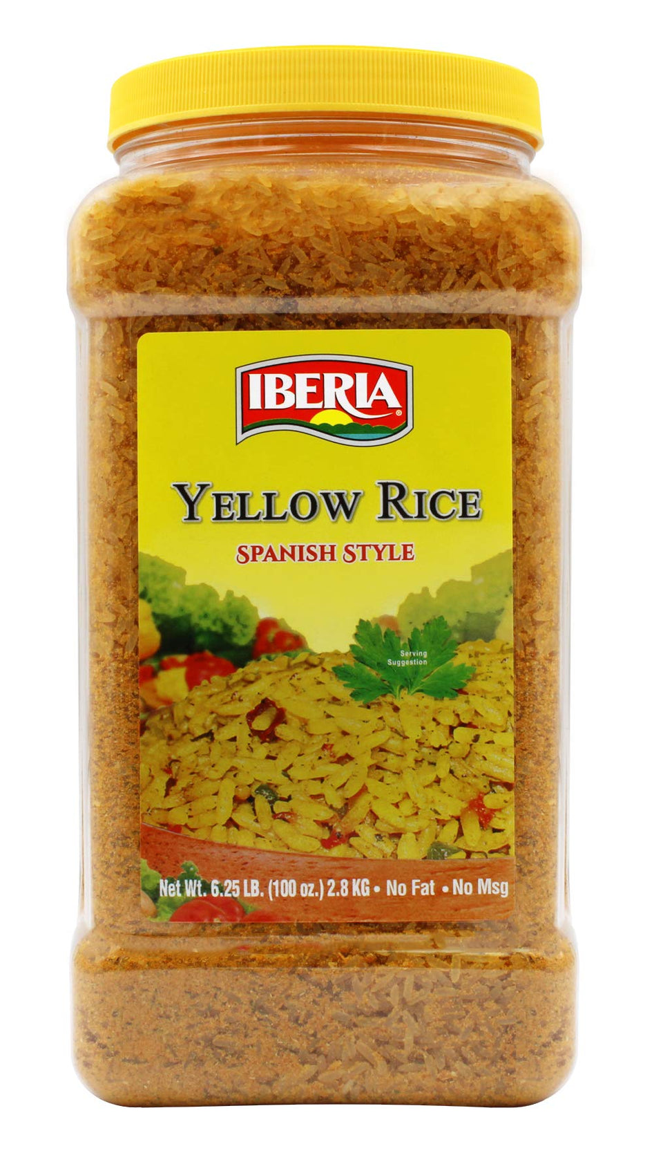Iberia Yellow Rice bulk 6.25 lb container ready for easy weeknight meals
