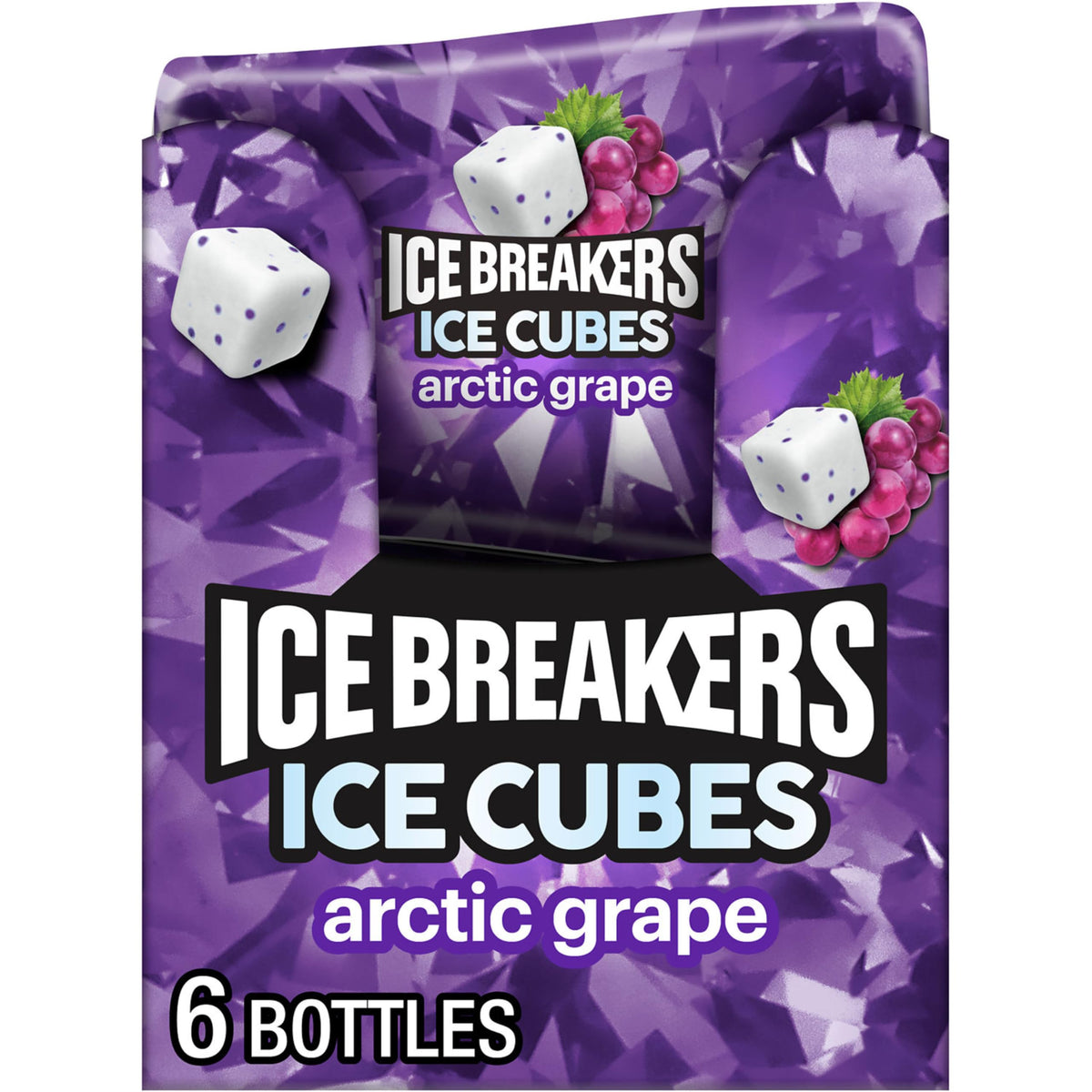Ice Breakers Arctic Grape cube bottle for on-the-go fresh breath