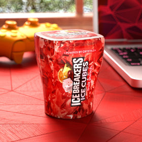 Ice Breakers Ice Cubes bottle in a bag for travel