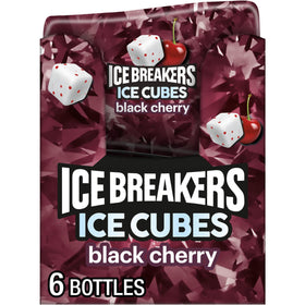 Ice Breakers Ice Cubes Black Cherry bottles ready for portable freshness on the go