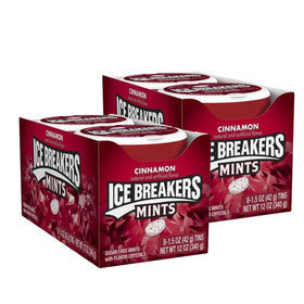 Ice Breakers snap-close lid mints offer easy one-handed dispensing.