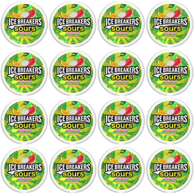 Ice Breakers Sours tangerine canister highlighting bold sour notes