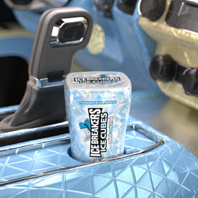 Ice Breakers sugar-free mint gum cubes ideal for meetings and commutes