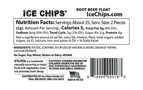 ICE CHIPS Licorice tin featuring classic flavor in a sugar-free format