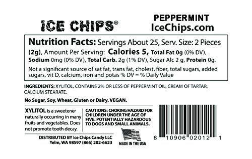 ICE CHIPS Variety pack display showcasing six flavors in one set