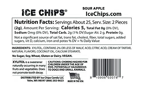 ICE CHIPS Sour Cherry tin close-up with vibrant color