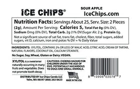 ICE CHIPS Sour Cherry tin close-up with vibrant color