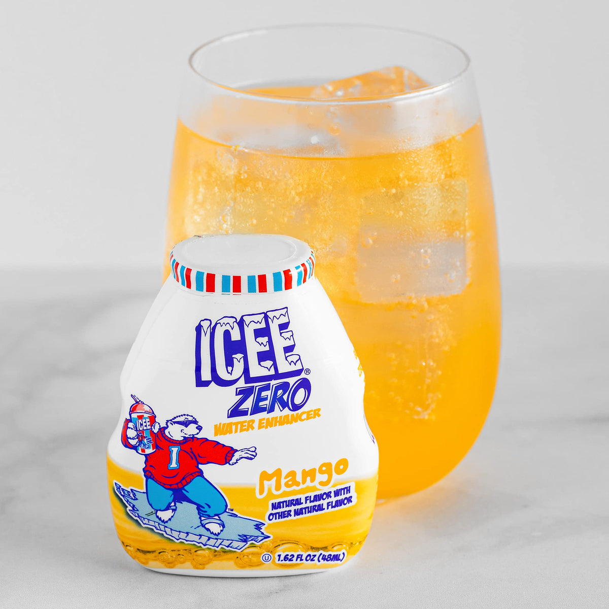 Icee 24 servings per bottle—compact concentrate designed for multiple uses