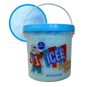 Icee Cotton Candy blue-raspberry bucket on display, perfect for fun parties.