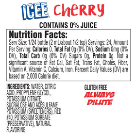 Icee four-pack front view shows convenient multi-flavor kit