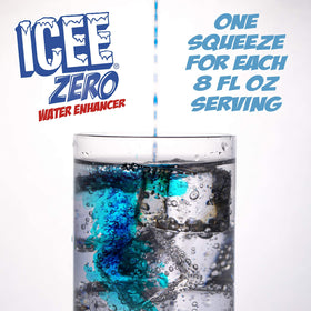 Icee flavor drops mix easily into water during workouts