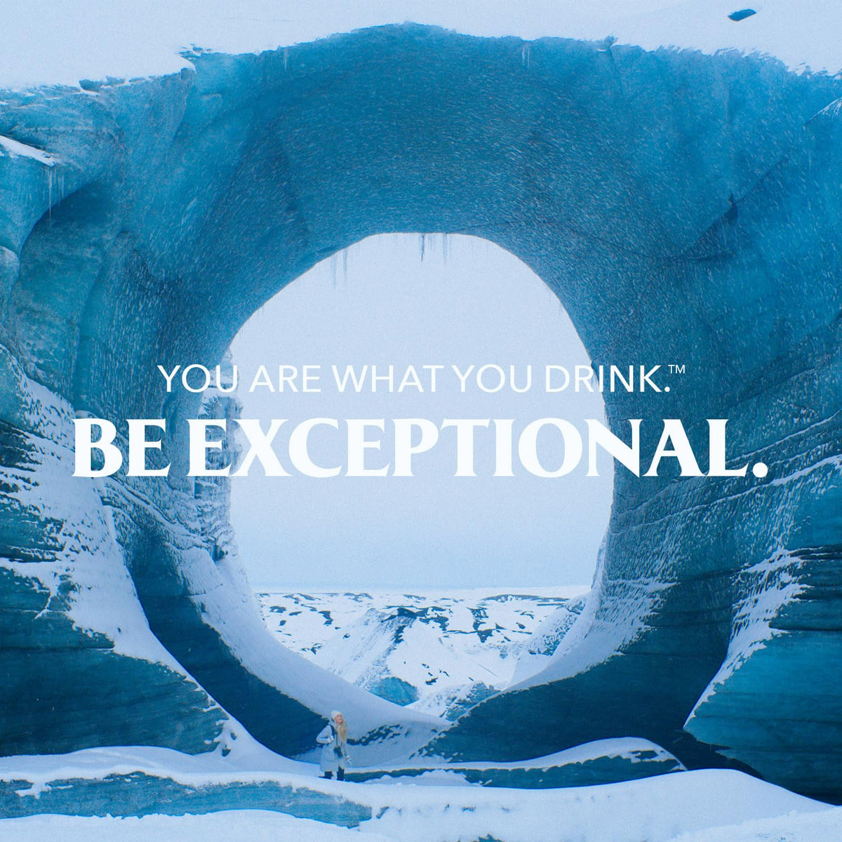 Glacier-inspired Icelandic Glacial bottle design enhances premium feel
