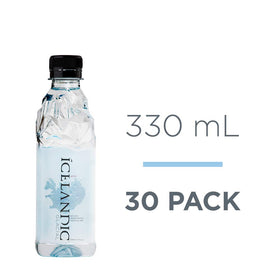 Icelandic Glacial poured into a glass, crisp hydration ready